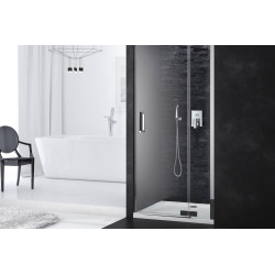 Excellent Forma brodzik kwadratowy 80x80 cm niski  biały połysk