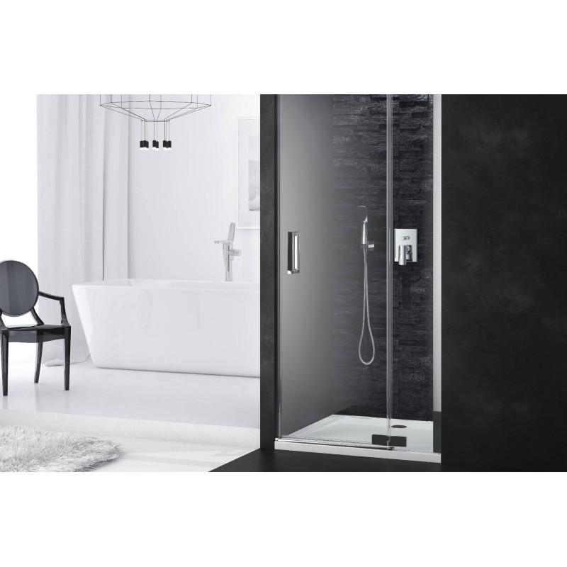 Forma brodzik kwadratowy 100x100 cm niski, biały połysk