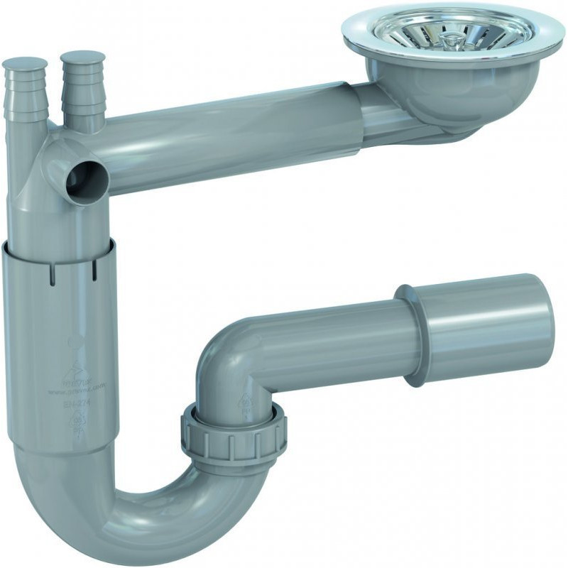 Super Syfon do Zlewu 1-KOM 3,5" - Nowoczesne Rozwiązanie dla Twojej Kuchni!