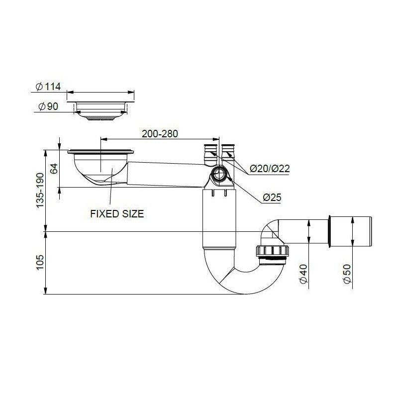 Super Syfon do Zlewu 1-KOM 3,5" - Nowoczesne Rozwiązanie dla Twojej Kuchni!