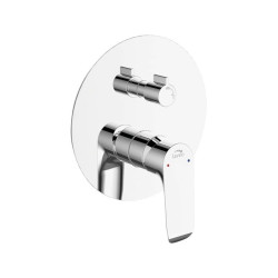 Laveo Alea bateria natryskowa podtynkowa chrom