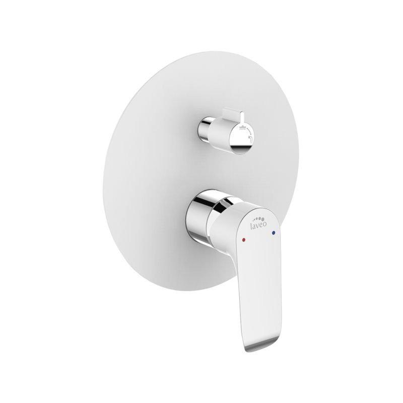 Stylowa Podtynkowa Bateria ALEA - Elegancja Chrom/Biel z Nowoczesnym Przełącznikiem