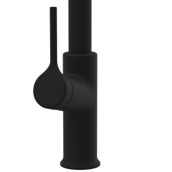 Elegancka Bateria Kuchenna FARSALA z Wyciąganą Wylewką - Czarna Perła