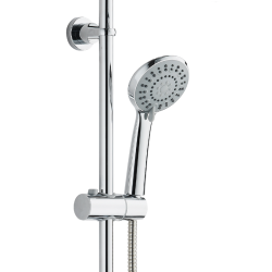 Elegancki Zestaw Prysznicowy ENNA z Chromowaną Deszczownią i Baterią