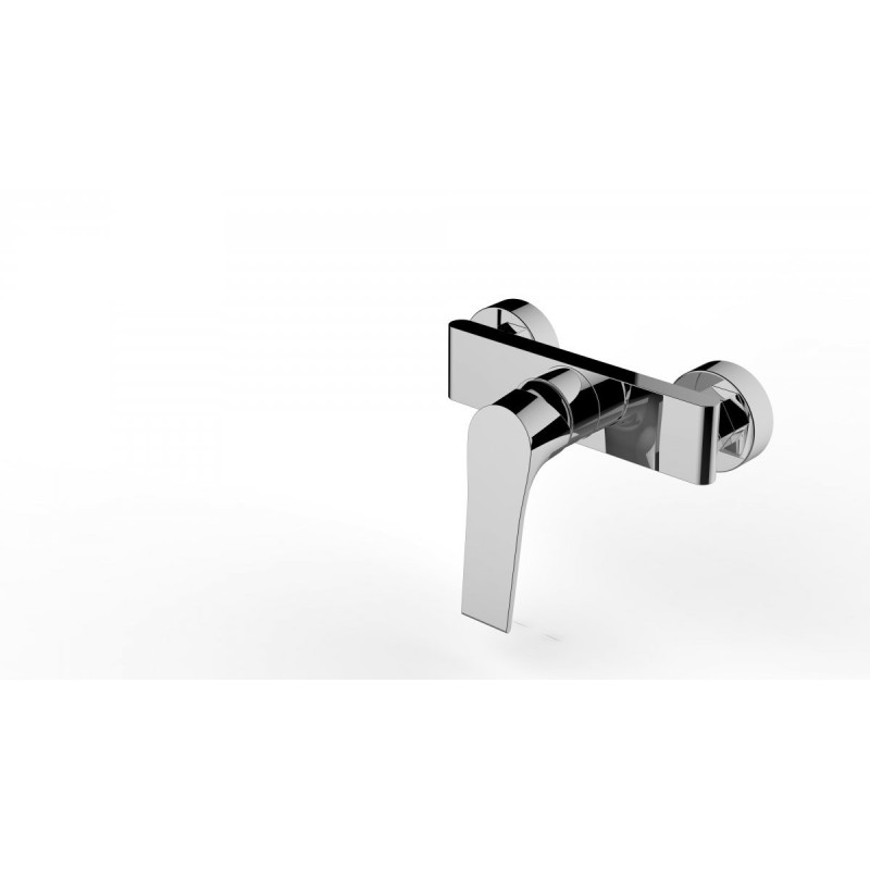 Plato Chrom Bateria Ścienna - Jednouchwytowa Elegancja i Cisza