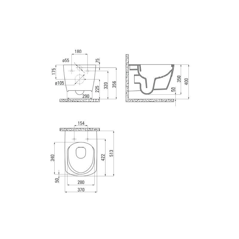 Miska WC Anemon Zero z Wolnoopadającą Deską Duroplast – Innowacyjna i Stylowa!