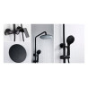 Elegancki Zestaw Prysznicowy Roger Black z Wylewką - Komfort i Styl w Twojej Łazience!