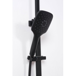 Czarny Zestaw Natryskowy JET BLACK MAT z Termostatem, Rea REA-P9411