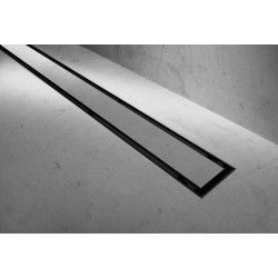 Elegancki Odpływ Linowy Neo Pure Pro w Czarnym Wykończeniu - 60 cm