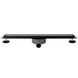 Elegancki Odpływ Linowy Neo Pure Pro w Czarnym Wykończeniu - 60 cm