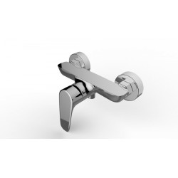 Chromowana Bateria Ścienna RONDO 040D z Ceramiczną Głowicą - Elegancja i Trwałość!