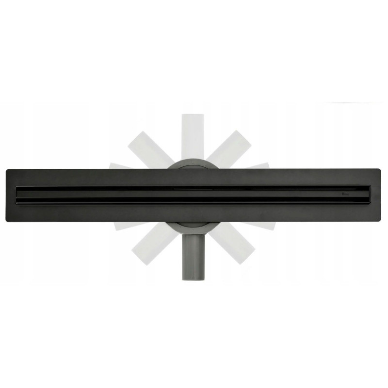 Elegancki Odpływ NEO SLIM PRO Czarny 600 mm - Styl i Funkcjonalność w Twojej Łazience