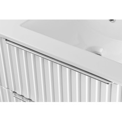 Elegancki zestaw: szafka z umywalką Astor 60cm, biały/chrom, nowoczesny design