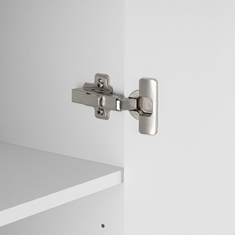 Elegancki Słupek Łazienkowy Astor AMY 35 cm - Białe Ryflowanie, Chromowany Uchwyt