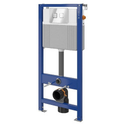 Zestaw Podtynkowy Cersanit Aqua B81 z Chromowanym Przyciskiem Accento Square