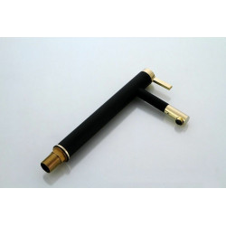 Luksusowa Bateria Umywalkowa Wysoka SMART Czarny Złoty REA Elegance