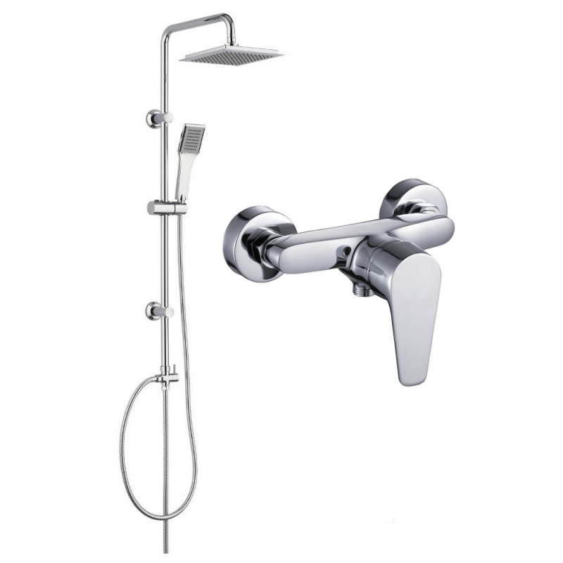 Elegancka Deszczownia CUBO SLIM z Baterią – Designerskie Odświeżenie Łazienki