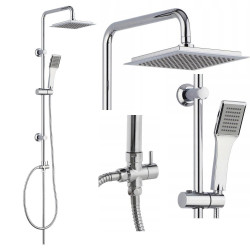 Elegancka Deszczownia CUBO SLIM z Baterią – Designerskie Odświeżenie Łazienki