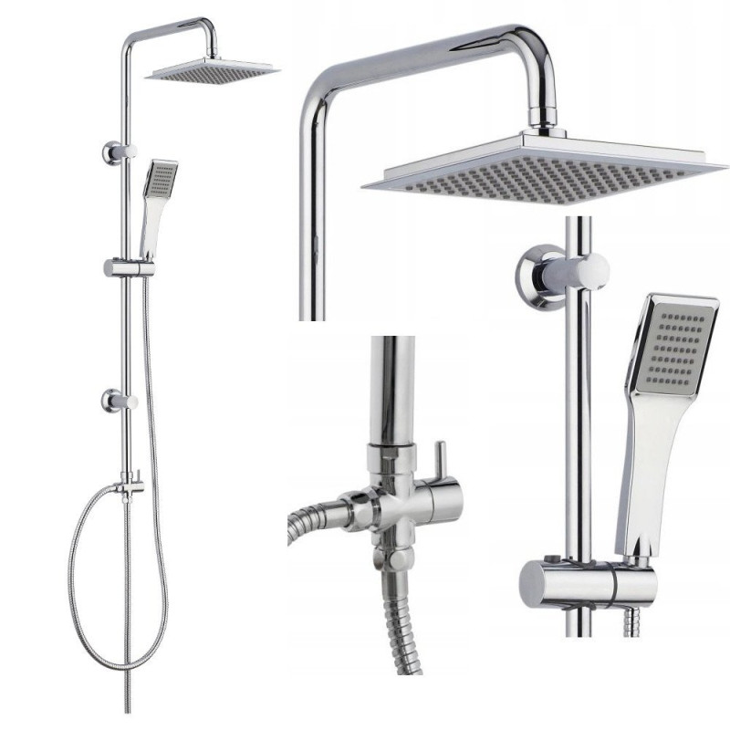 Elegancka Deszczownia CUBO SLIM z Baterią – Designerskie Odświeżenie Łazienki