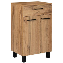 Nowoczesna Komoda Astor LUPO 50 cm – Stylowa Praktyczność z Czarnym Uchwyt!