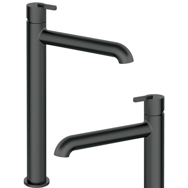 Elegancka Czarna Bateria Umywalkowa Deante Silia Nero - Nowoczesny Design