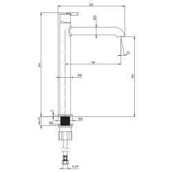 Elegancka Czarna Bateria Umywalkowa Deante Silia Nero - Nowoczesny Design