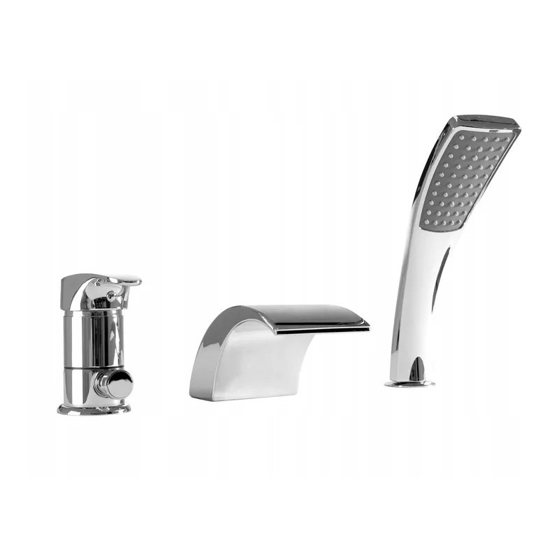 Luksusowa Bateria Wannowa Riven Chrom Klasy PREMIUM │Model REA-B0457