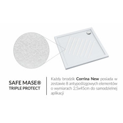 Perfekcyjny Brodzik RectangLight 75x90 z Technologią Stabilsound!