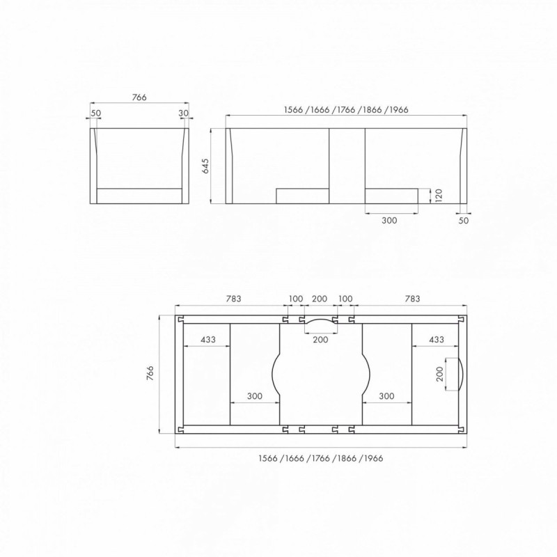 Nośnik Wanny Perfekt: dopasowanie 160-200x80 cm, solidne wsparcie w konkurencyjnej cenie!