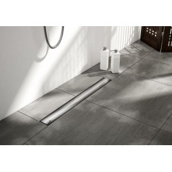 Elegancki odpływ liniowy Schedpol 80 cm dla nowoczesnych łazienek