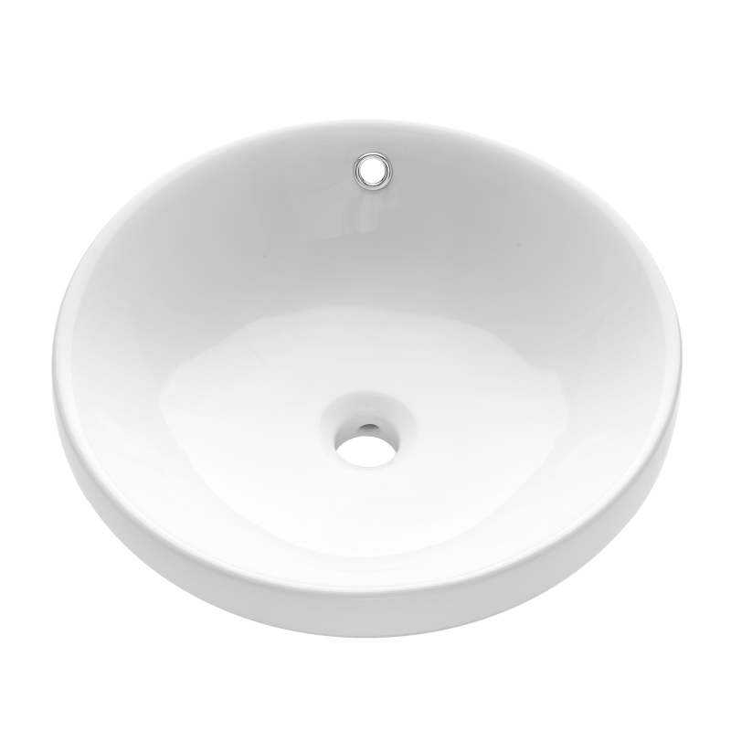 Elegancka umywalka ceramiczna wpuszczana Nike 45 cm - Styl i funkcjonalność!