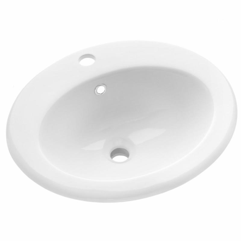 Elegancka umywalka ceramiczna NIKEA 49,5 cm - Stylowa i funkcjonalna!