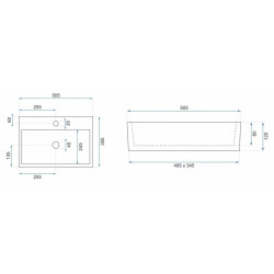 Elegancka Umywalka Nablatowa VALERIA N - Styl i Funkcjonalność dla Twojej Łazienki