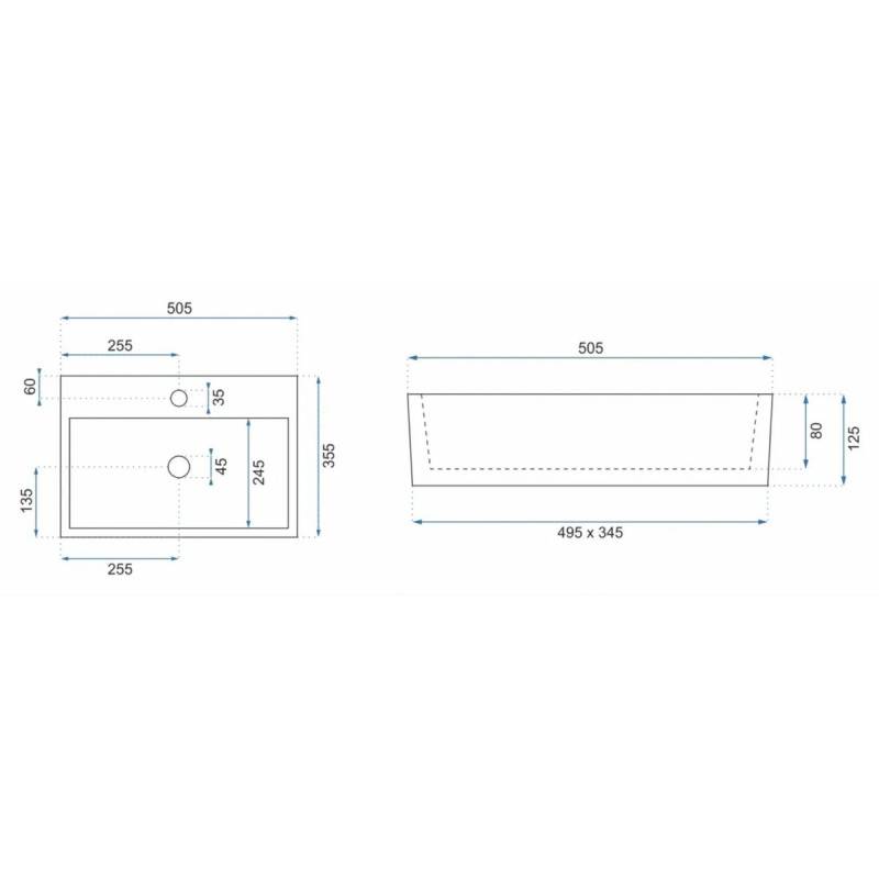 Elegancka Umywalka Nablatowa VALERIA N - Styl i Funkcjonalność dla Twojej Łazienki