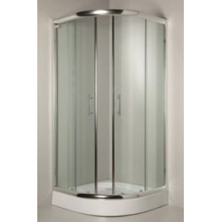 Ekskluzywna Kabina Prysznicowa Sigma 90, Chrom, Przezroczyste Szkło
