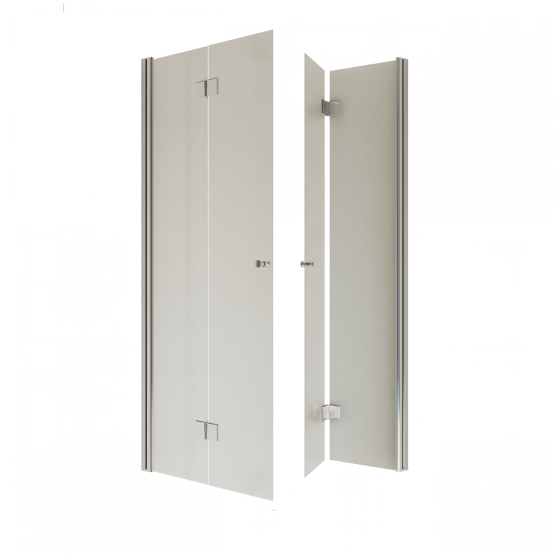 Przestronna kabina prysznicowa Foldex 90x90 - elegancja i nowoczesność bez ram