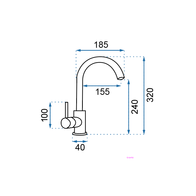 Elegancka Bateria Kuchenna Talisa w Luksusowym Złotym Wykończeniu