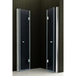 Ekskluzywna Kabina Składana Foldex 90x90 Szkło Grafitowe - Styl i Funkcjonalność