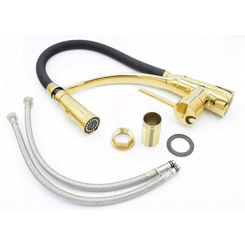 Ekskluzywna bateria kuchenna Gaspar Black Gold - styl i elegancja w jednym!