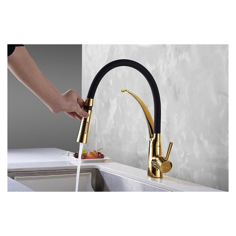 Ekskluzywna bateria kuchenna Gaspar Black Gold - styl i elegancja w jednym!