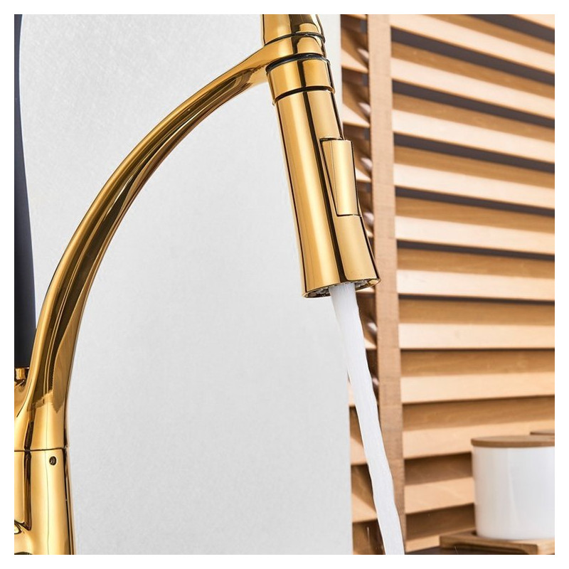 Ekskluzywna bateria kuchenna Gaspar Black Gold - styl i elegancja w jednym!