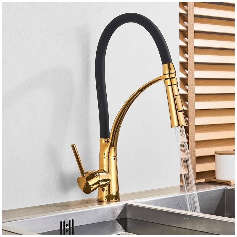 Ekskluzywna bateria kuchenna Gaspar Black Gold - styl i elegancja w jednym!