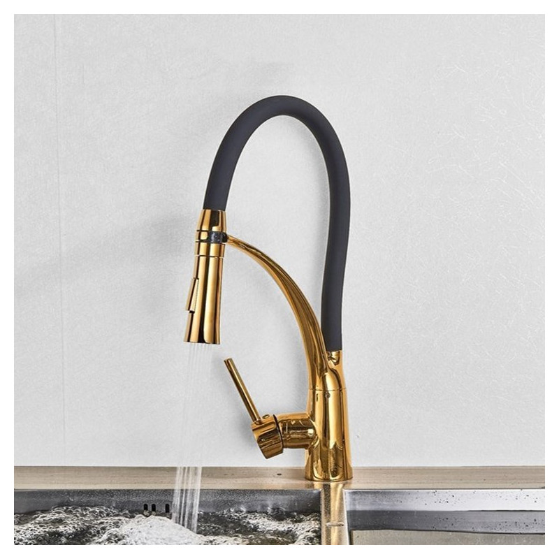 Ekskluzywna bateria kuchenna Gaspar Black Gold - styl i elegancja w jednym!