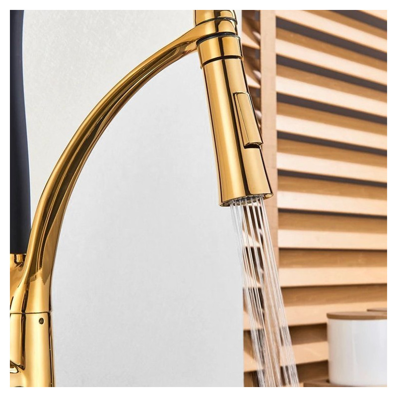 Ekskluzywna bateria kuchenna Gaspar Black Gold - styl i elegancja w jednym!