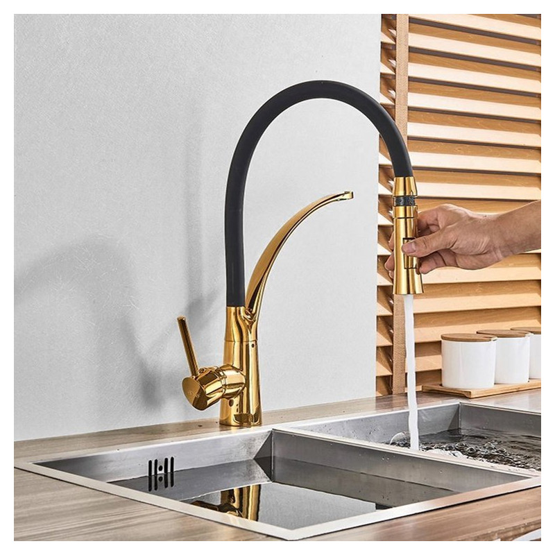 Ekskluzywna bateria kuchenna Gaspar Black Gold - styl i elegancja w jednym!