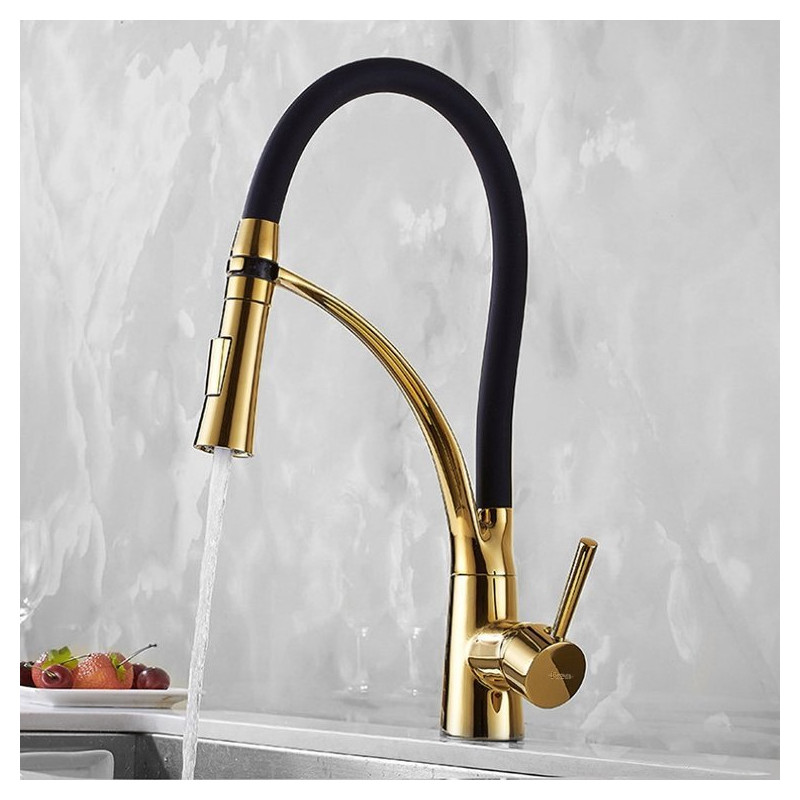 Ekskluzywna bateria kuchenna Gaspar Black Gold - styl i elegancja w jednym!