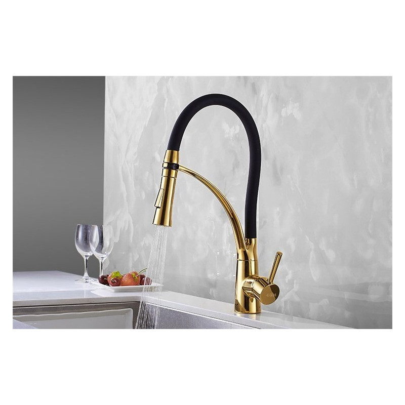 Ekskluzywna bateria kuchenna Gaspar Black Gold - styl i elegancja w jednym!