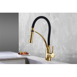 Ekskluzywna bateria kuchenna Gaspar Black Gold - styl i elegancja w jednym!