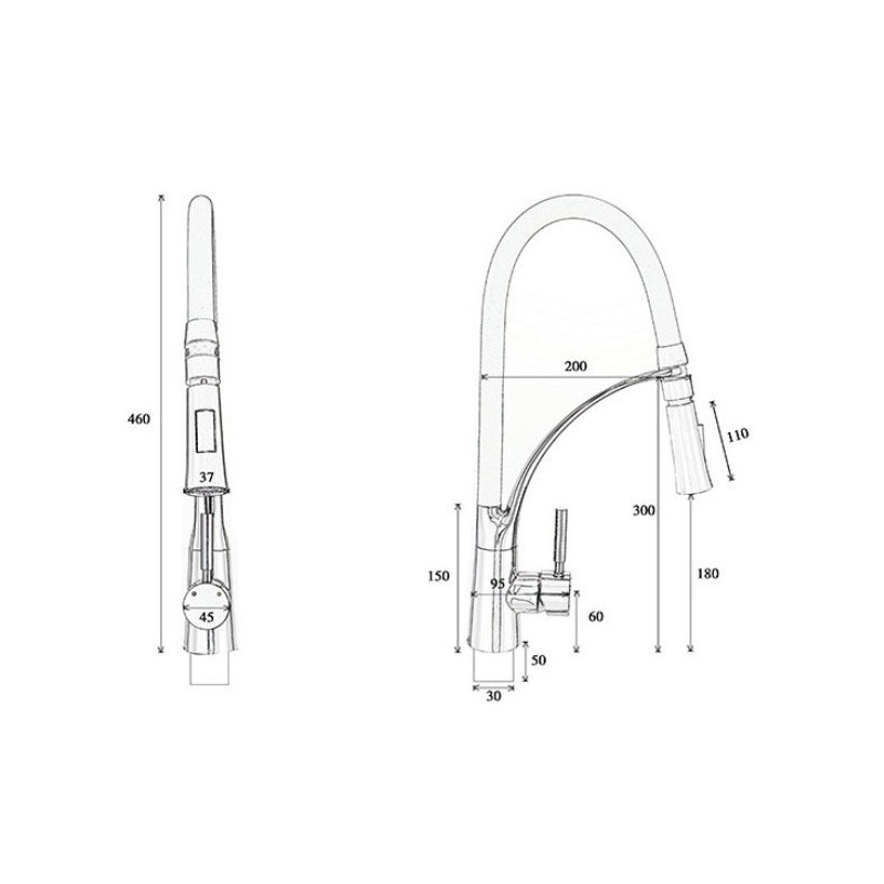 Ekskluzywna bateria kuchenna Gaspar Black Gold - styl i elegancja w jednym!