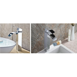 Nowoczesna Bateria Umywalkowa Falcon 30 - Wysoka, Chromowana Elegancja BAT-00149